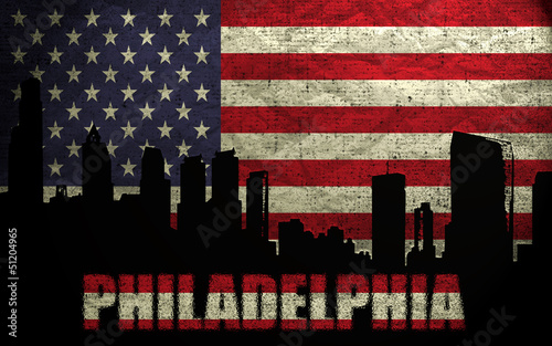Illustration: View of Philadelphia City View of Philadelphia City