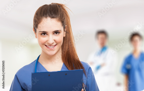 Photo: Young smiling nurse Young smiling nurse