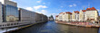 Berlin, Panoramafoto Nikolaiviertel mit Spree