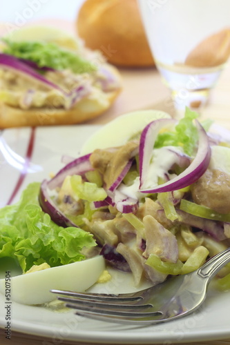 Photo: Egg salad with mustard Egg salad with mustard
