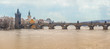 Charles Bridge in Prague, Panoramic View