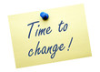 Time to change !