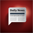 news button - vector illustration