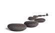 Photo: Lava stones, isolated on white background Lava stones, isolated on white background