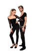 Photo: young couple in black young couple in black