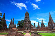 Wat Chaiwatthanaram at Ayuthaya province of Thailand