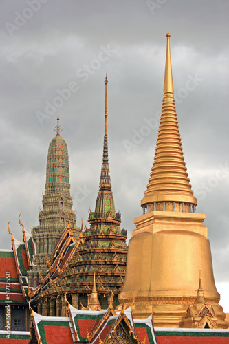 Photo: Colorful Domes of Imperial Palace of Thailand Colorful Domes of Imperial Palace of Thailand