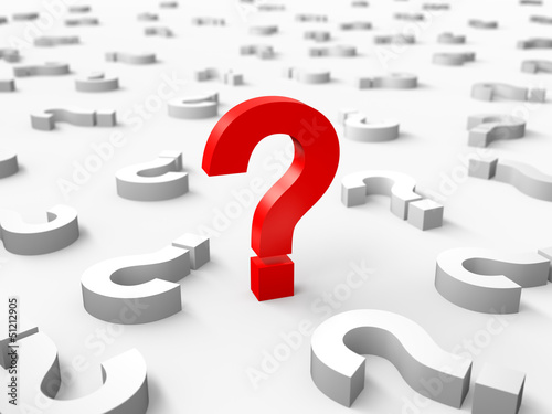 Illustration: Big Red Question Mark Big Red Question Mark
