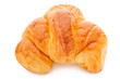 Photo: Croissant isolated on white background. Clipping path included Croissant isolated on white background. Clipping path included