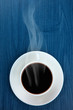 coffee on wooden table