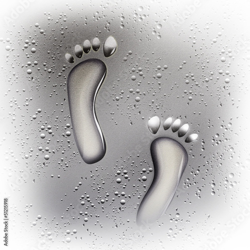 Illustration: Traces of water Traces of water