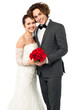 Photo: Beautiful new bridegroom smiles for the camera Beautiful new bridegroom smiles for the camera