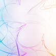 Colorful abstract background, futuristic wavy illustration