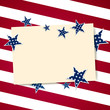 Vector Illustration of a 4th of July Independence Day Design