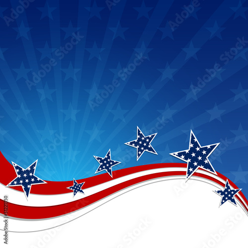 Vector: Vector Illustration of a 4th of July Independence Day Design Vector Illustration of a 4th of July Independence Day Design
