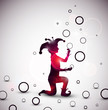 Vektor: Jester juggling rings Jester juggling rings