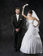 Married couple conflict, henpecked husband, bad relationships