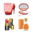 Vector: lady's vector icon set lady's vector icon set