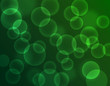 Green Bokeh Effect