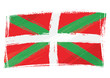 Vector: Grunge Basque Country flag Grunge Basque Country flag