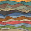 3d colored paper background - origami style