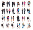 Collection "Back view of walking  young couple"