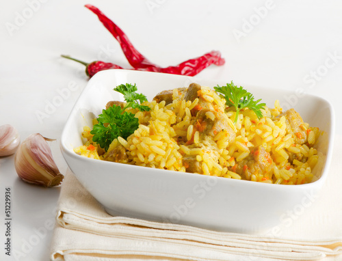 Photo: Traditional oriental pilaf Traditional oriental pilaf