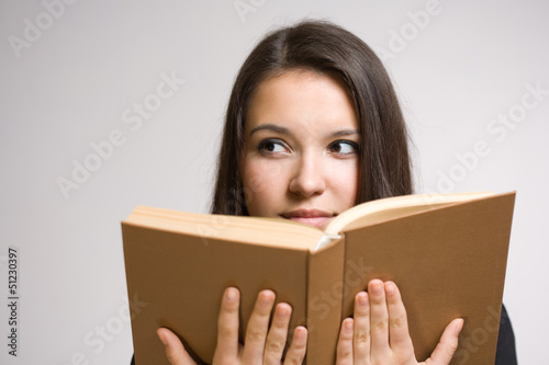Photo: Attractive young student. Attractive young student.
