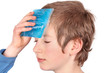Stress, headache, icepack