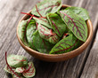Beet leaves