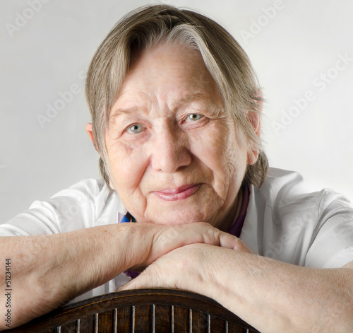 Photo: Senior woman's portrait Senior woman's portrait