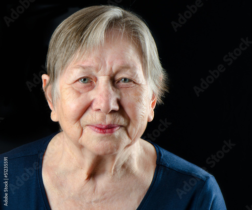 Photo: Senior woman's portrait Senior woman's portrait