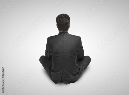 Photo: businessman sitting businessman sitting