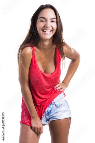 Photo: Beautiful woman laughing Beautiful woman laughing