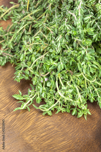 Photo: Bunch of fresh thyme Bunch of fresh thyme