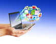Television and internet production technology concept