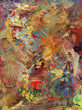 Illustration: herbstfarben malerei abstrakt pastos herbstfarben malerei abstrakt pastos