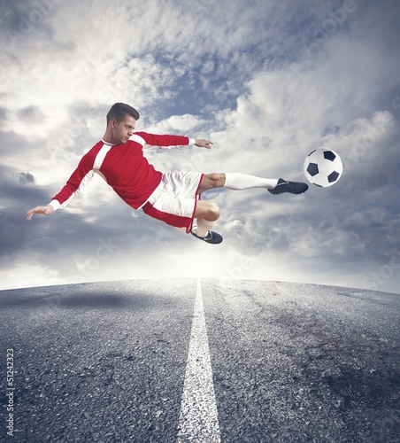 Photo: Footballer Footballer
