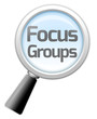 Magnifying Glass Icon "Focus Groups"