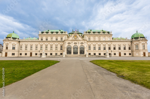 Photo: Belvedere Palace in Wien, Austria Belvedere Palace in Wien, Austria