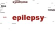 Epilepsy mental health symbol animation