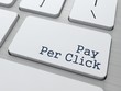 PPC (Pay Per Click)  Concept.
