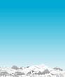 Berge mit blauem Himmel