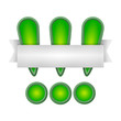 button mit banner V