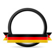 button mit banner deutschland I