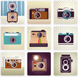 old vintage camera set