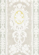alte Tapete mit Blumenranke