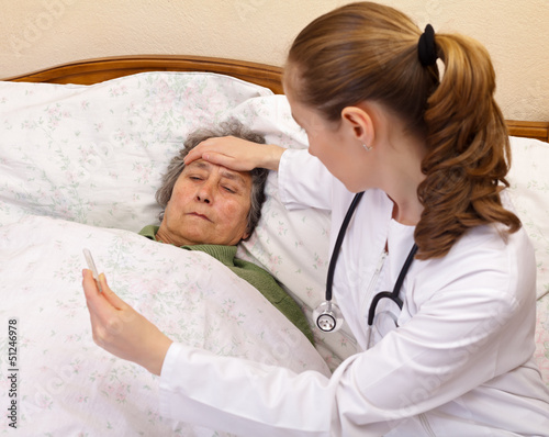 Photo: Body temperature check up Body temperature check up