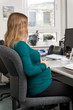 Pregnant Woman at Workplace