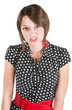 Offended Young Lady